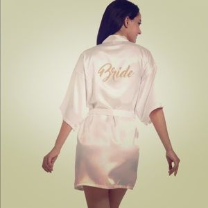Bridal robe (bride) wedding